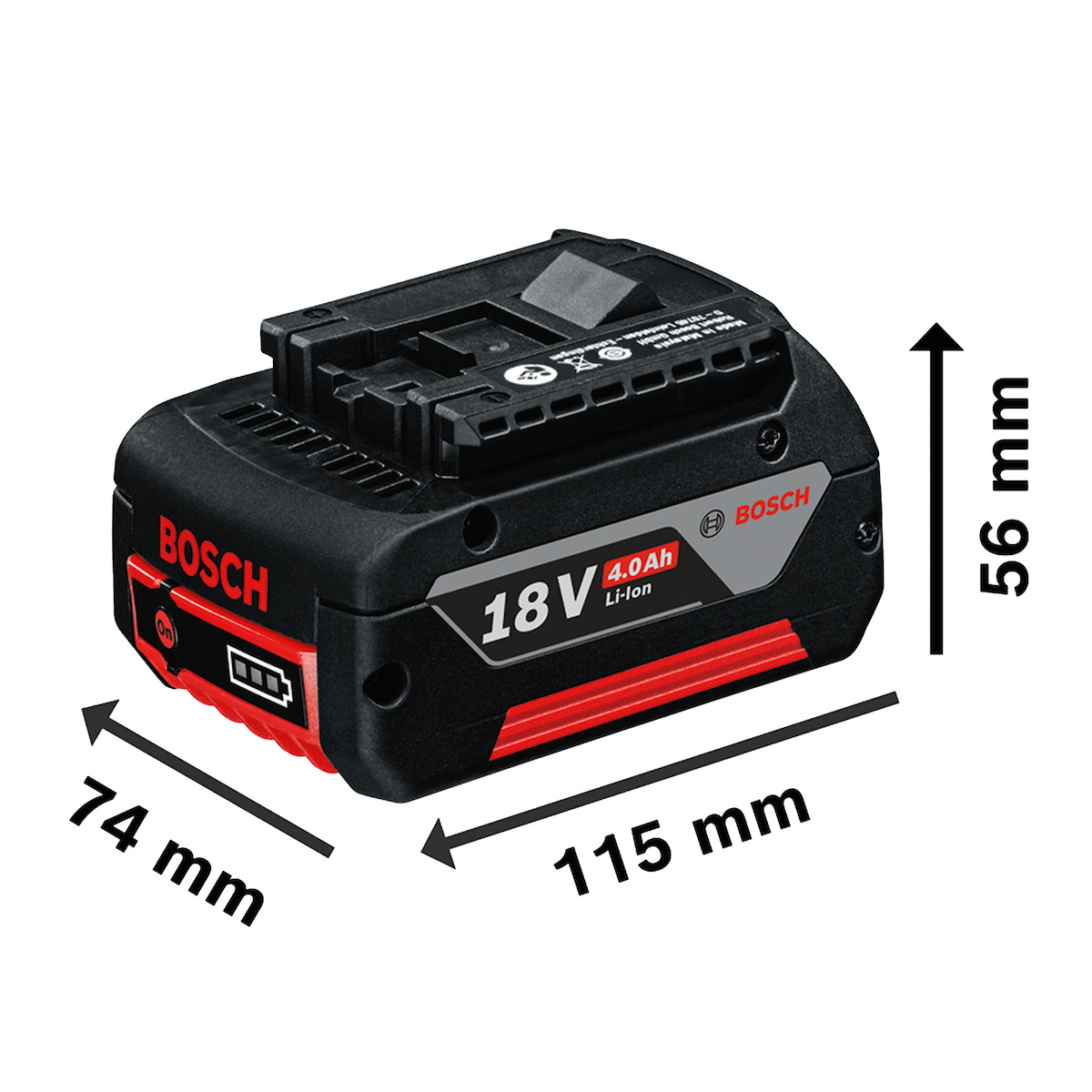 AMOLADORA 5'' 18V + GBH 180-LI + TALADRO GSB 185-LI BOSCH - 6