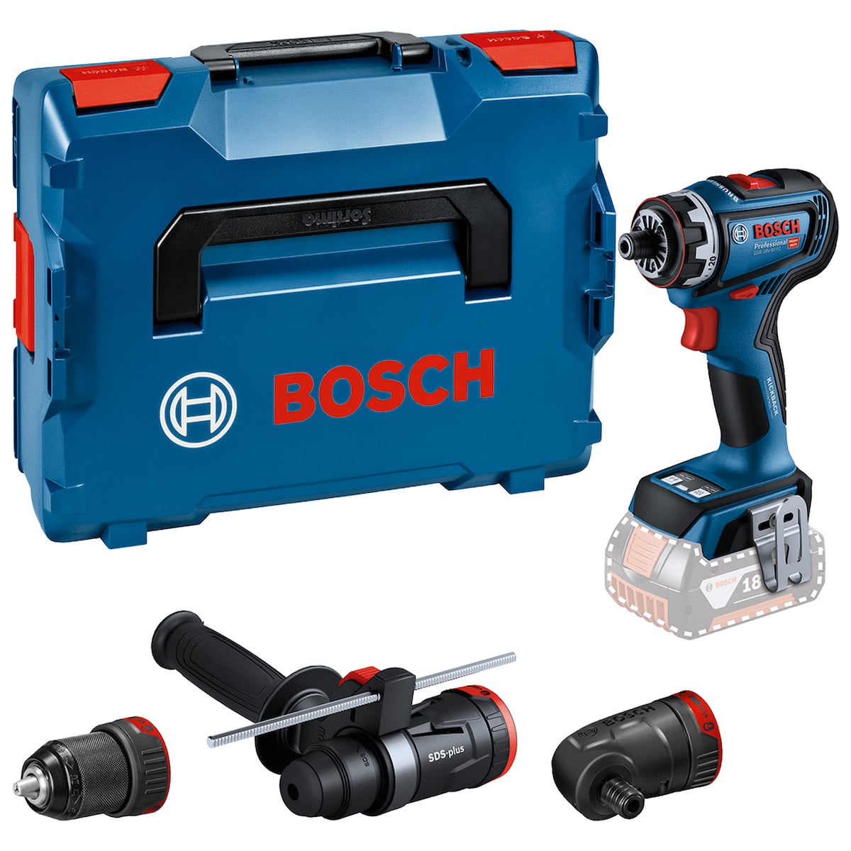 TALADRO ATORNILLADOR 1/2' 18V BRUSHLESS BOSCH GSR 18V-90 FC - 1