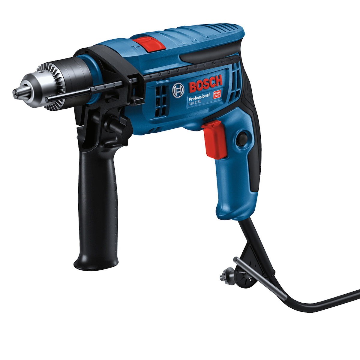 TALADRO PERCUTOR 1/2'' 750W + KIT 5 BROCAS BOSCH GSB 13 RE - 2