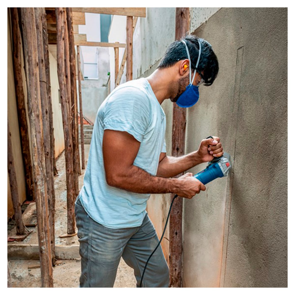 MINI AMOLADORA ANGULAR 4 1/2'' 850W BOSCH GWS 850 (CC) - 6