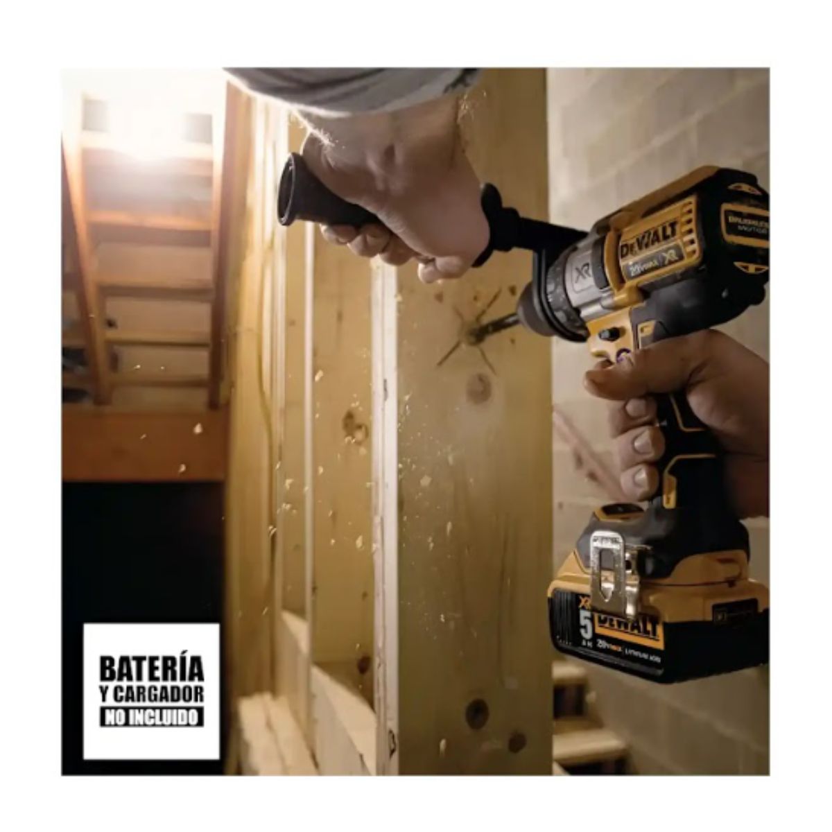 TALADRO ATORNILLADOR 1/2'' 20V BARETOOL DEWALT DCD996B - 2