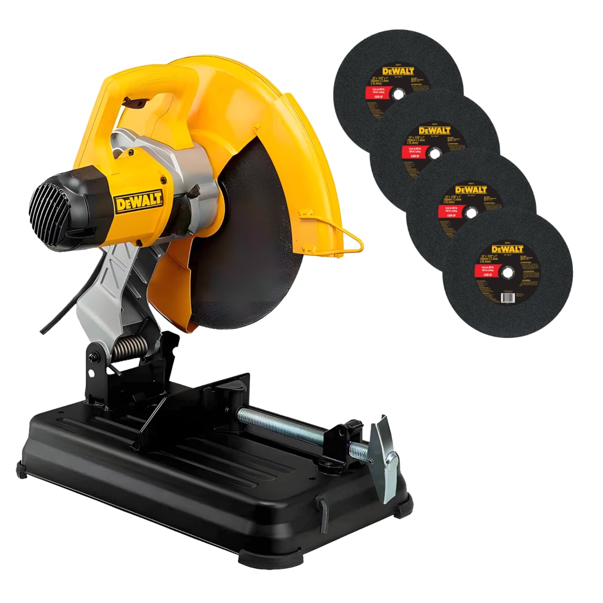 TRONZADORA METALES DE 14'' 2300W + 4 DISCOS DEWALT D28730-K4 - 1