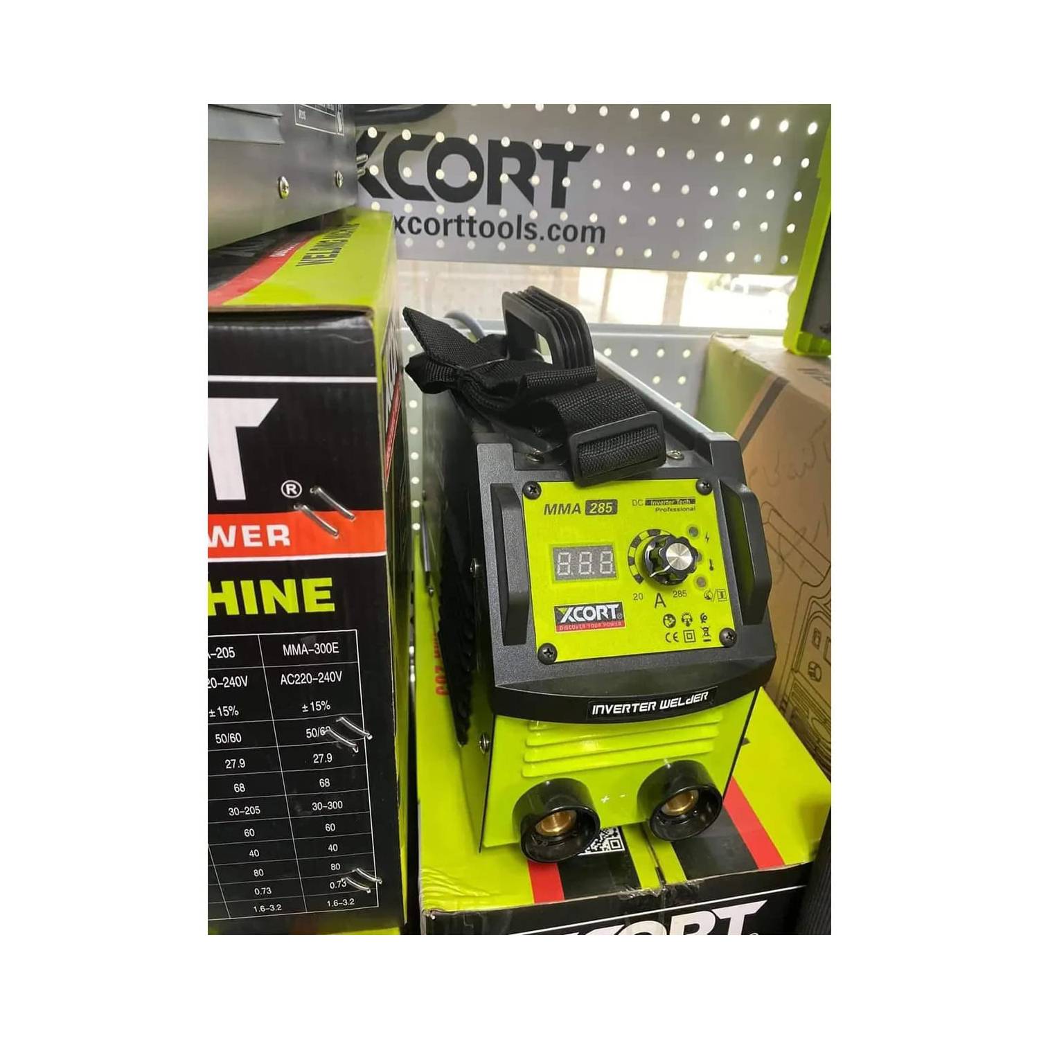 MÁQUINA DE SOLDAR 285AMP CON ACCESORIOS XCORT MMA-285 - 4