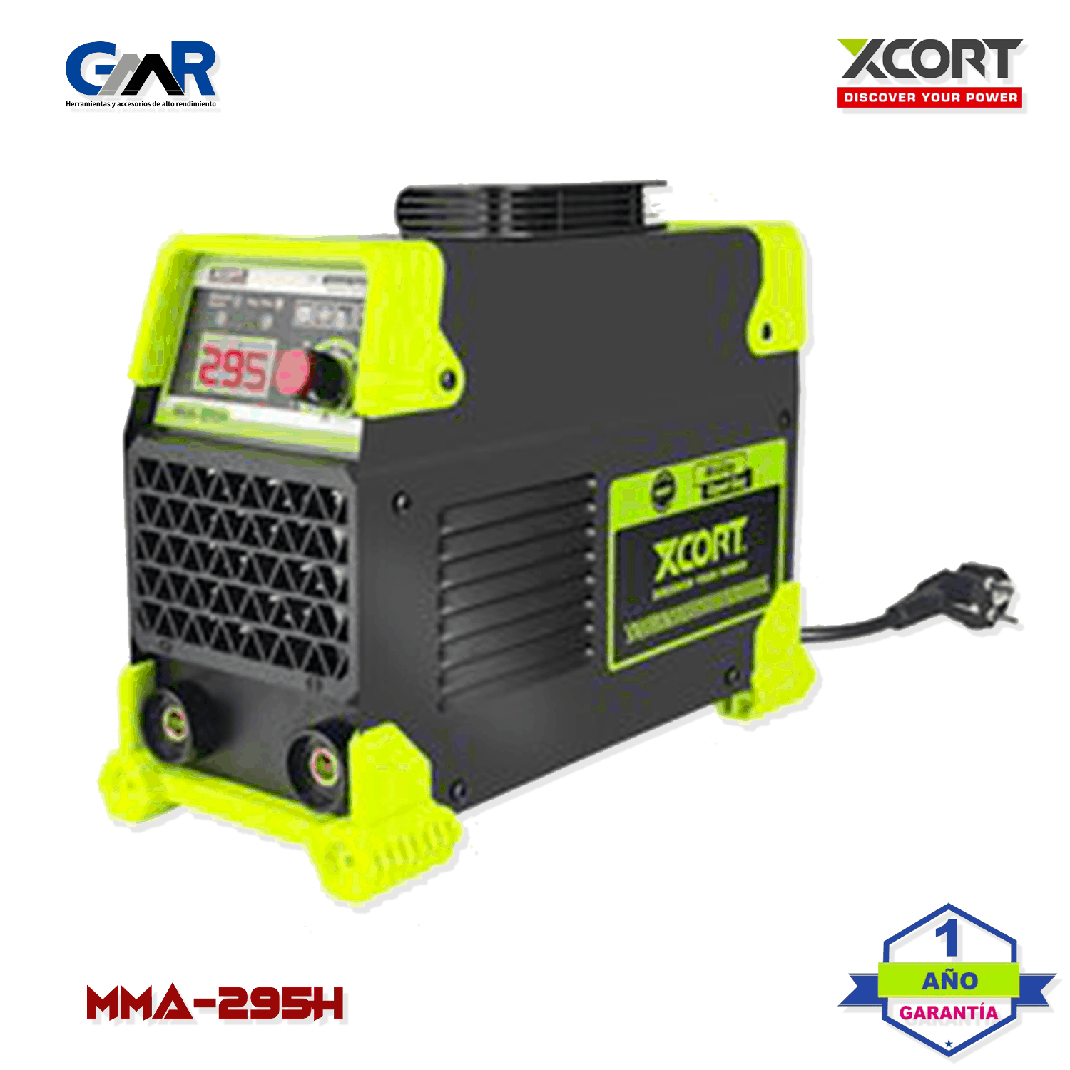 MÁQUINA DE SOLDAR INVERSOR 295 AMP IGBT XCORT MMA-295H - 1