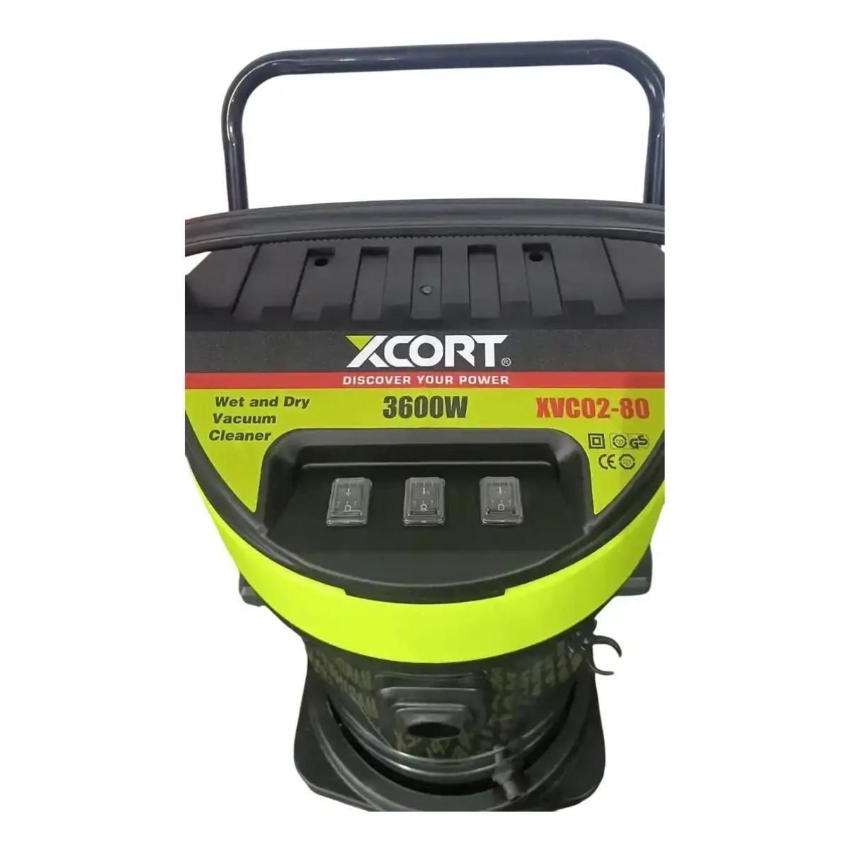 ASPIRADORA SECO/HÚMEDO 3600W 80L XCORT XVC02-80 - 3