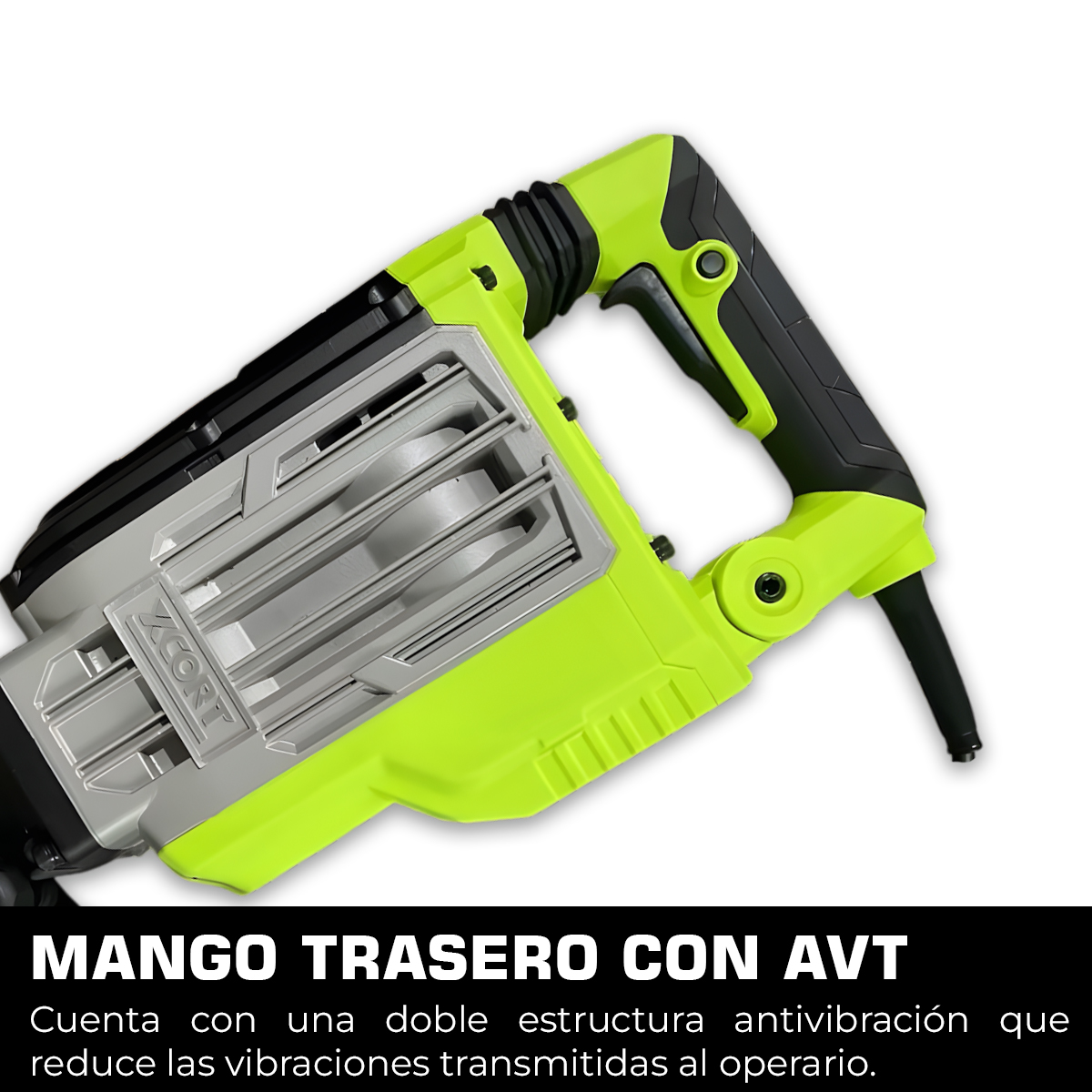 MARTILLO DEMOLEDOR HEXAGONAL 2600W 55 JOULES XCORT XZG01-105.AVT - 2