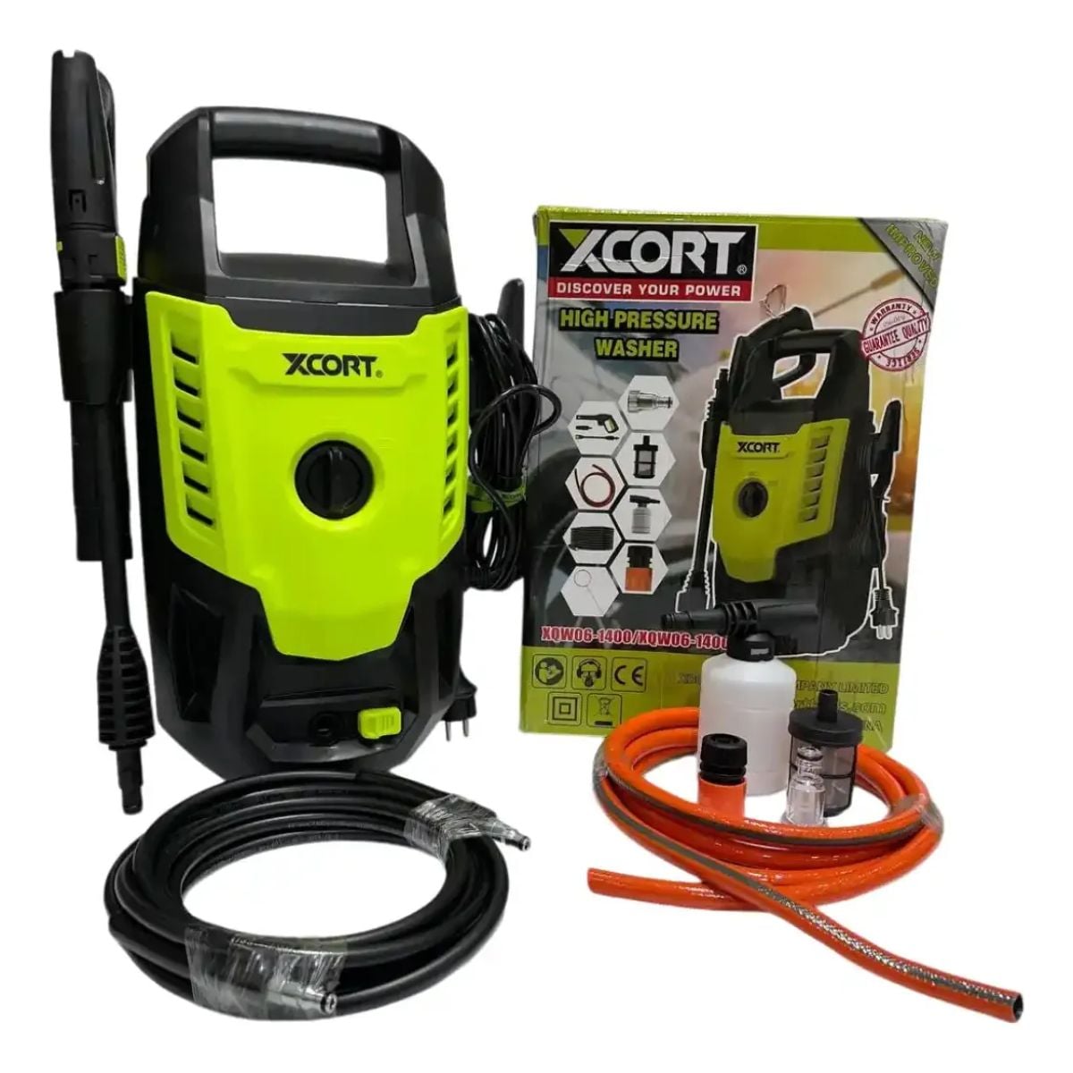HIDROLAVADORA DE ALTA PRESIÓN 1400W XCORT XQW06-1400 - 1