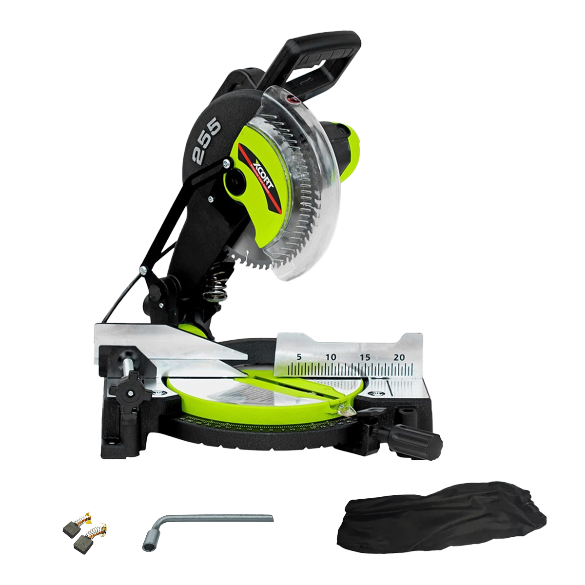 SIERRA INGLETADORA COMPUESTA 10' (255 MM) 1800W XCORT XJX02-255 - 1