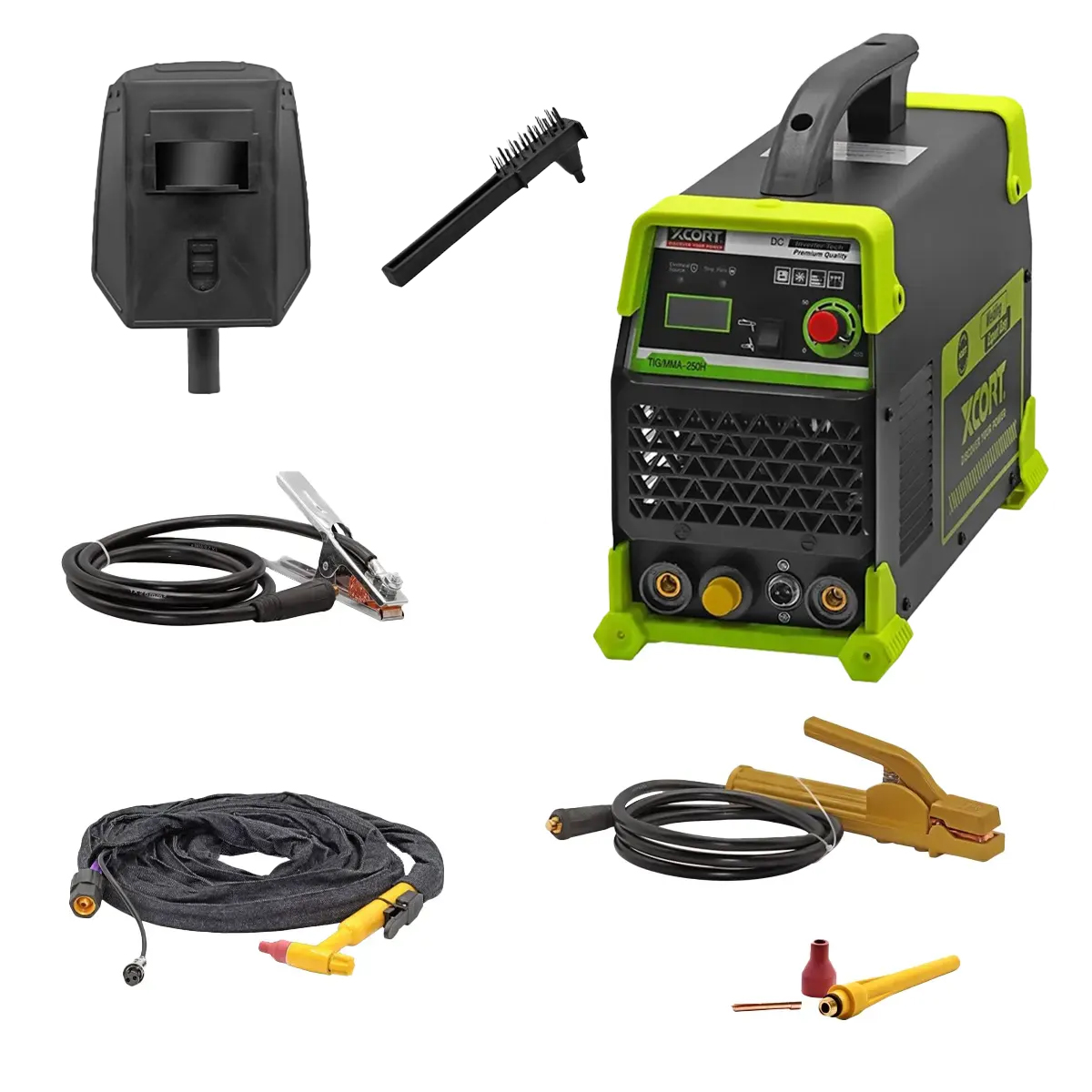 MÁQUINA DE SOLDAR INVERSOR 250AMP XCORT TIG/MMA-250H - 1