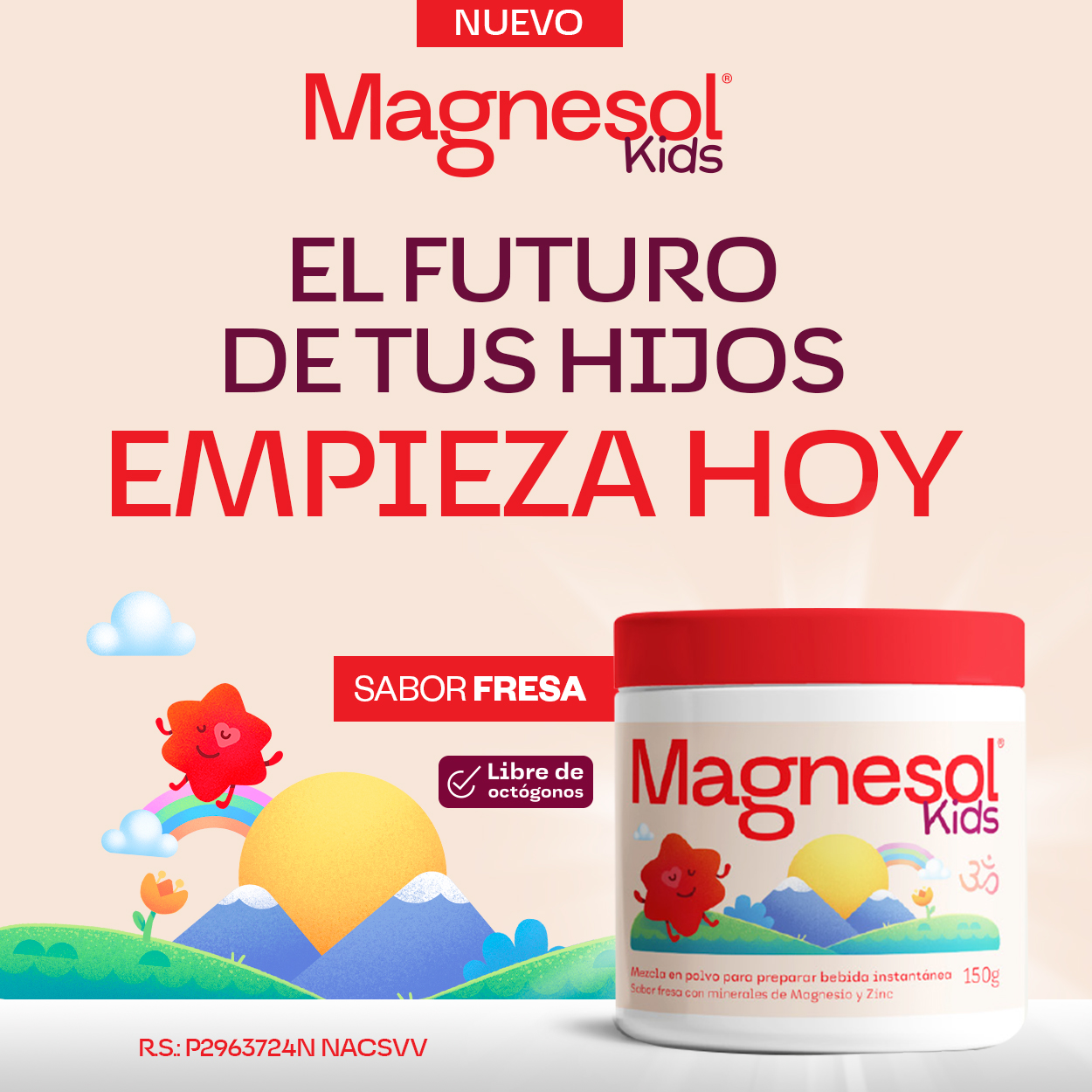 SUPLEMENTO MAGNESOL KIDS 150GR PACK X2 - 3