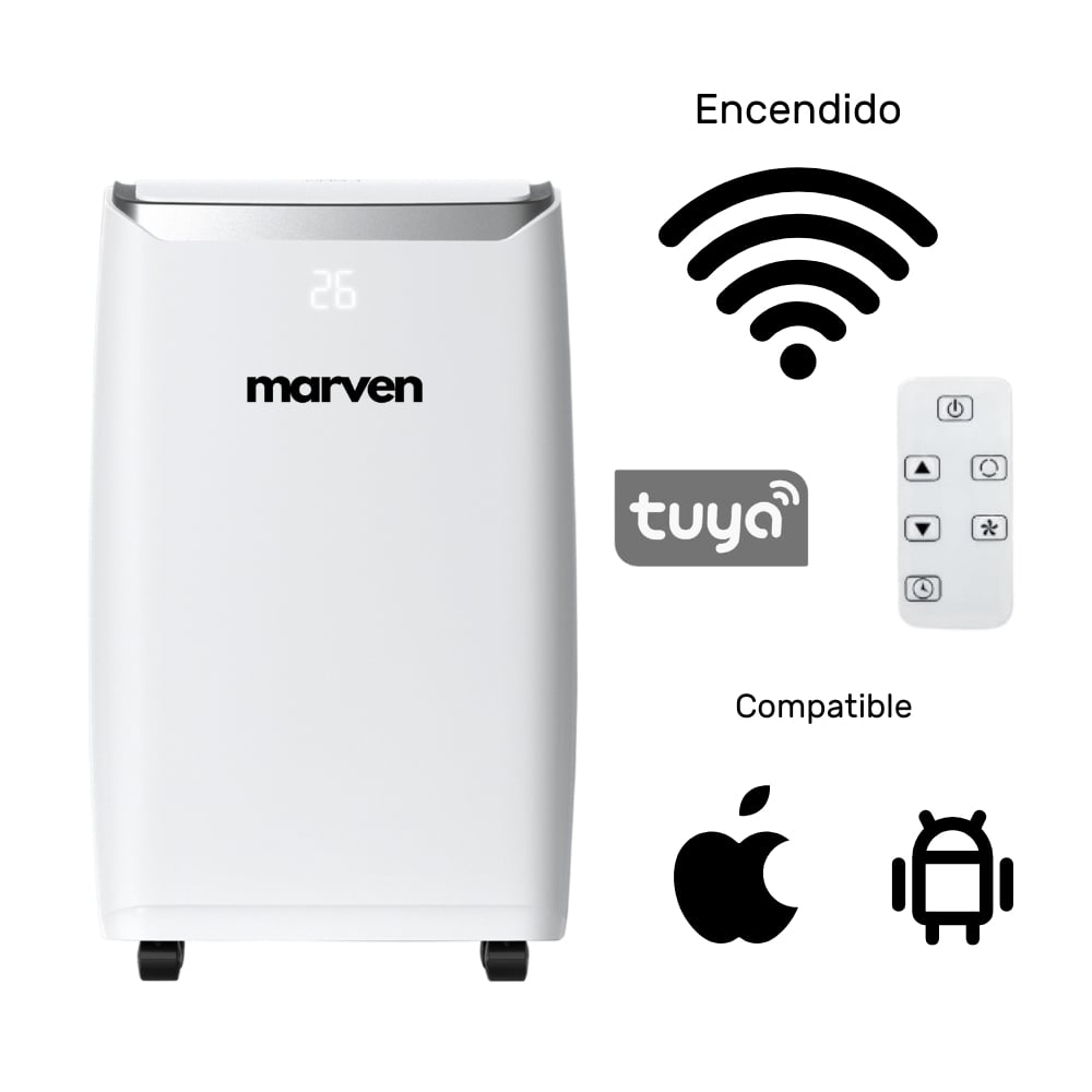 AIRE ACONDICIONADO PORTATIL MARVEN 4 EN 1 WIFI - 3