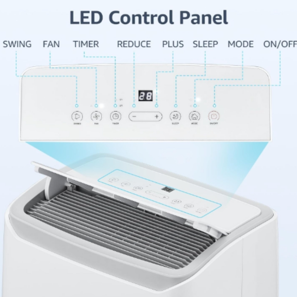 AIRE ACONDICIONADO PORTATIL MARVEN 4 EN 1 WIFI - 5