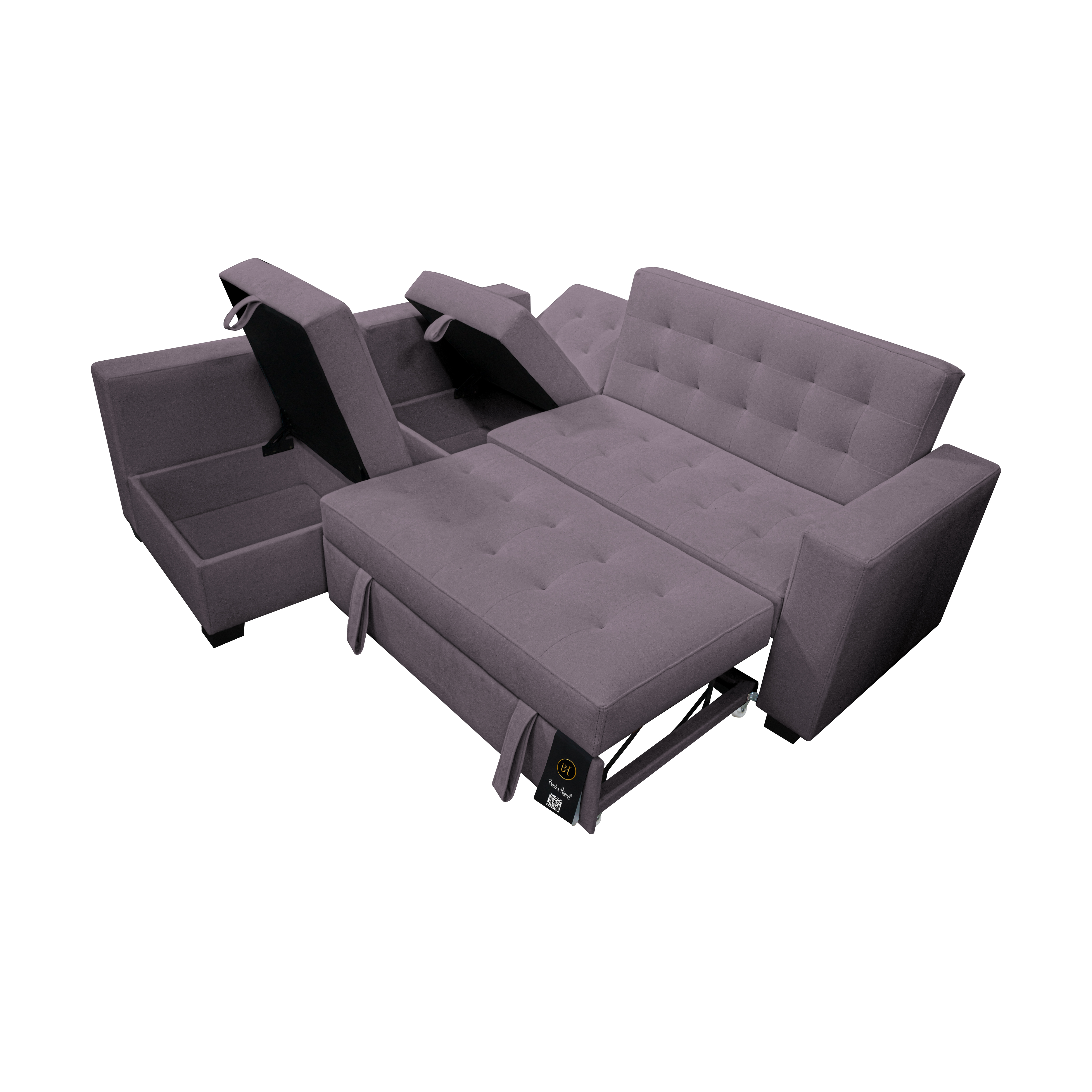 SOFA CAMA BARAKA HOME KAVALA 3 CUERPOS MULTIFUNCIONAL - 3
