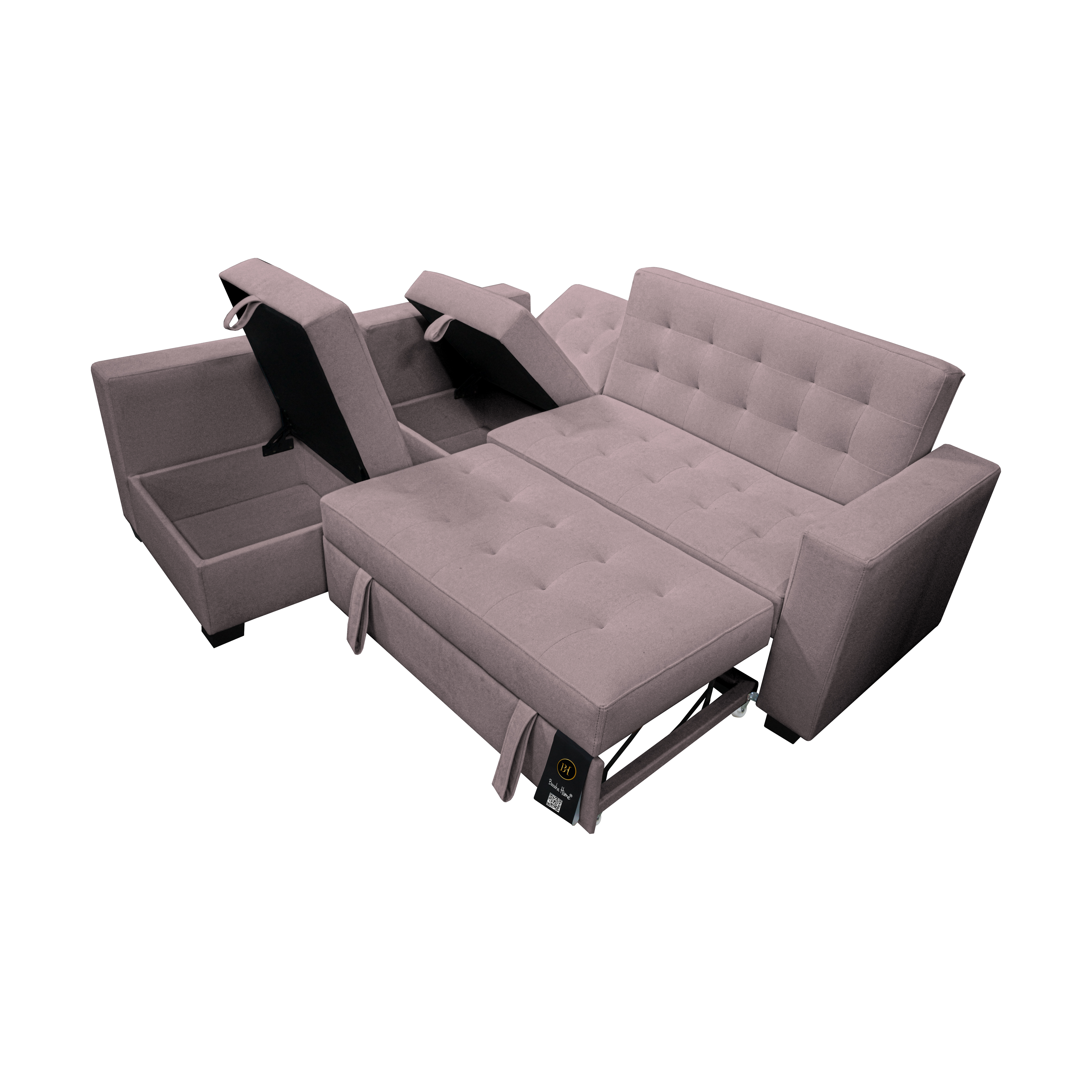 SOFA CAMA BARAKA HOME KAVALA 3 CUERPOS MULTIFUNCIONAL - 3