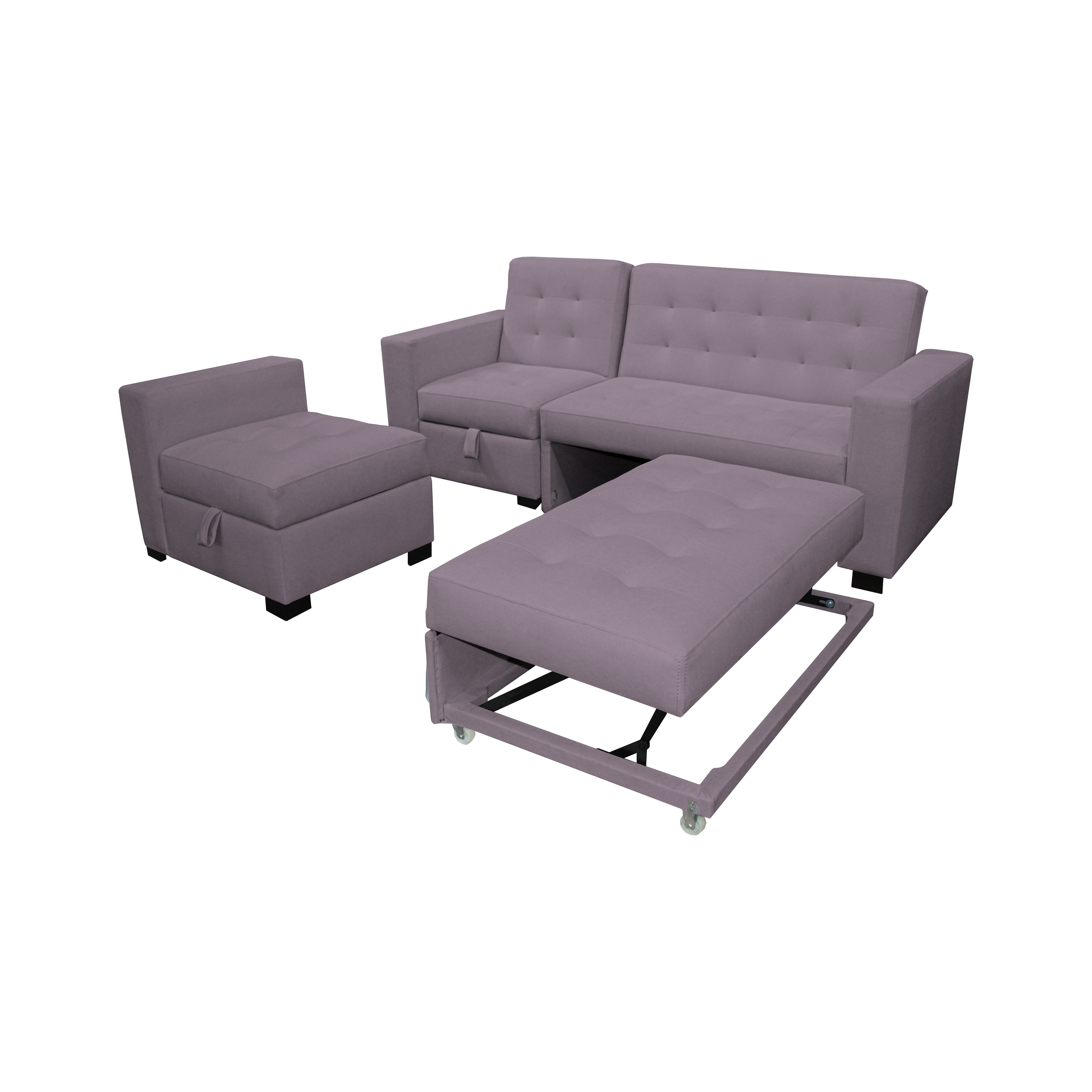 SOFA CAMA BARAKA HOME KAVALA 3 CUERPOS MULTIFUNCIONAL - 5