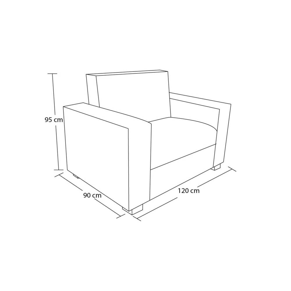 SOFA CAMA BARAKA HOME MADISON 1 PLZ - 5
