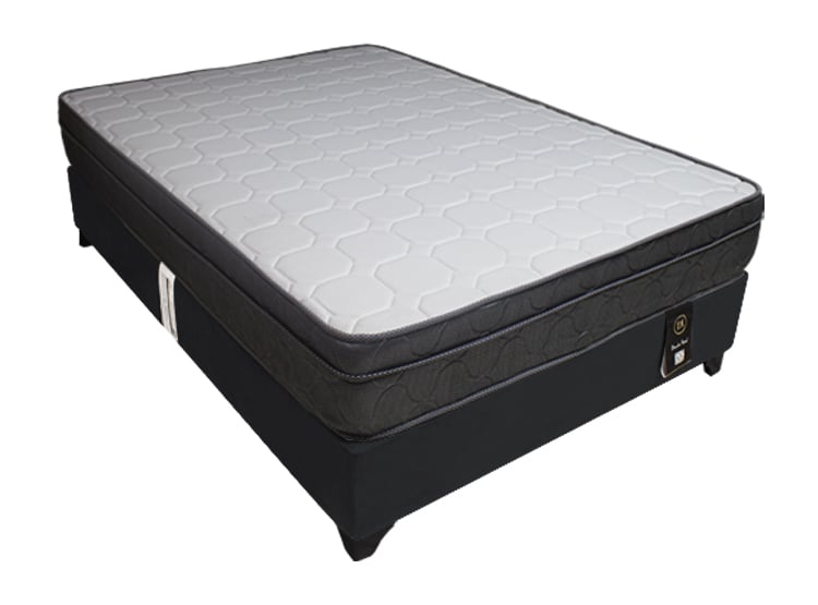 CAMA BARAKA HOME TURIN 2 PLAZAS + 2 ALMOHADAS CLARO - 1