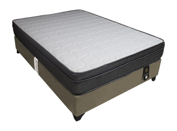 CAMA BARAKA HOME TURIN 2 PLAZAS + 2 ALMOHADAS CLARO - 1
