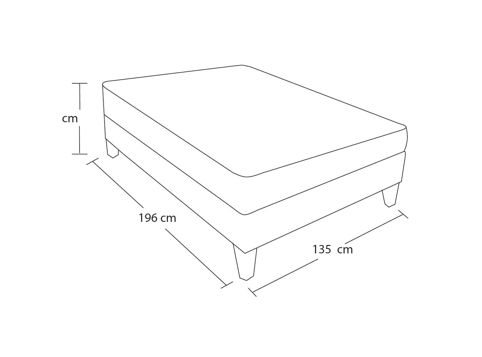 CAMA BARAKA HOME TURIN 2 PLAZAS + 2 ALMOHADAS CLARO - 3