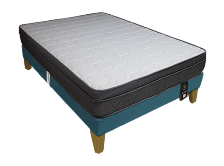 CAMA BARAKA HOME TURIN SLIM 2 PLAZAS + 2 ALMOHADAS - 1