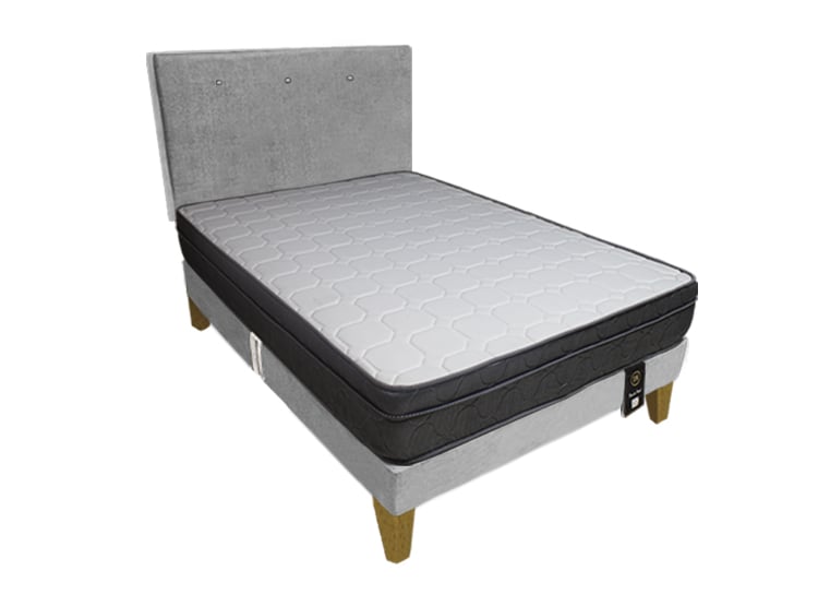 DORMITORIO BARAKA HOME TURIN SLIM 2 PLAZAS + CABECERA + 2 ALMOHADAS - 1