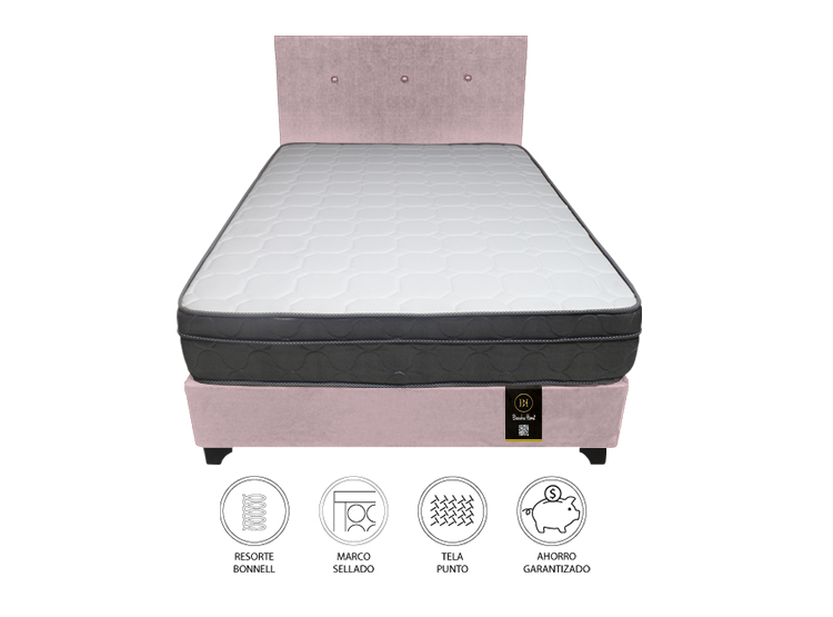 DORMITORIO BARAKA HOME TURIN 1.5 PLAZAS + CABECERA + 1 ALMOHADA - 2