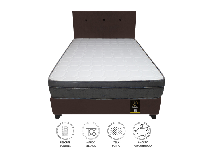 DORMITORIO BARAKA HOME TURIN 1.5 PLAZAS + CABECERA + 1 ALMOHADA - 2