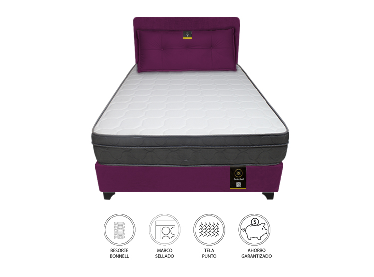 DORMITORIO BARAKA HOME TURIN 1.5 PLAZAS + CABECERA + COJIN BITOLA - 2