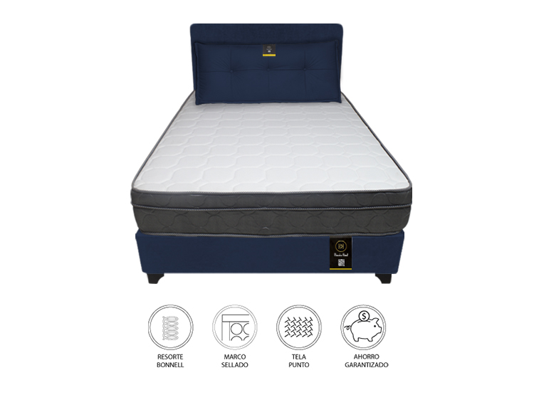 DORMITORIO BARAKA HOME TURIN 1.5 PLAZAS + CABECERA + COJIN BITOLA - 2