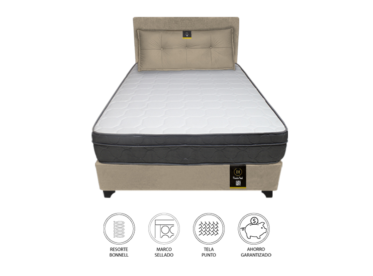 DORMITORIO BARAKA HOME TURIN 1.5 PLAZAS + CABECERA + COJIN BITOLA - 2