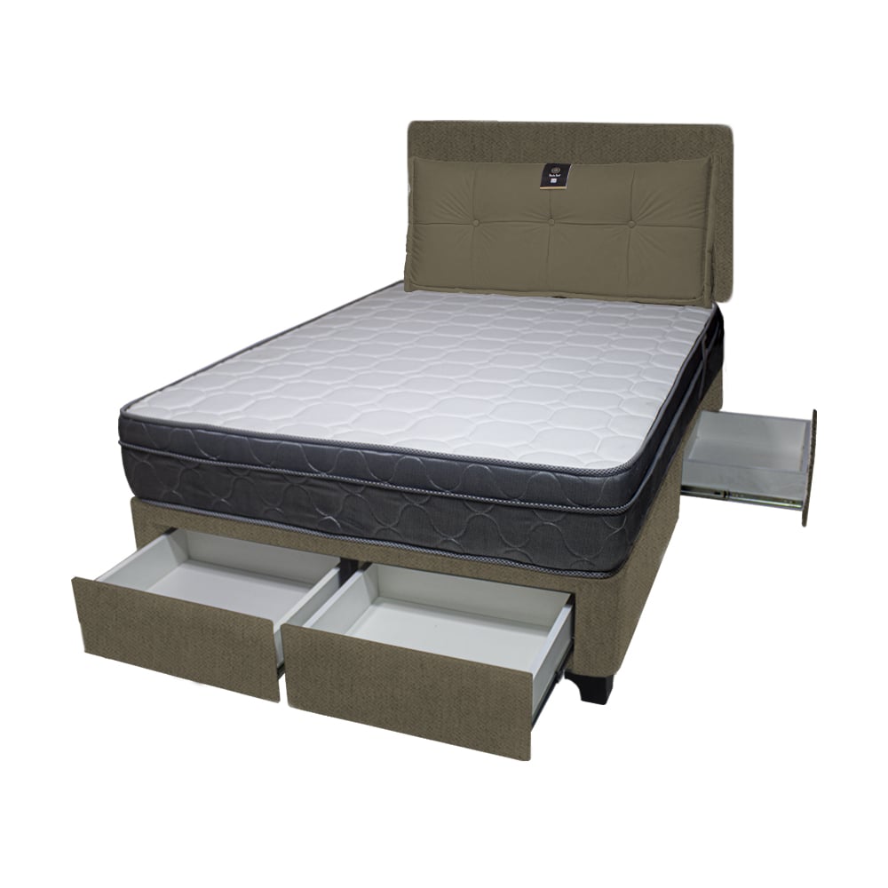 DORMITORIO BARAKA HOME TURIN 1.5 PLAZAS + 4 CAJONES + CABECERA + COJIN BITOLA - 2