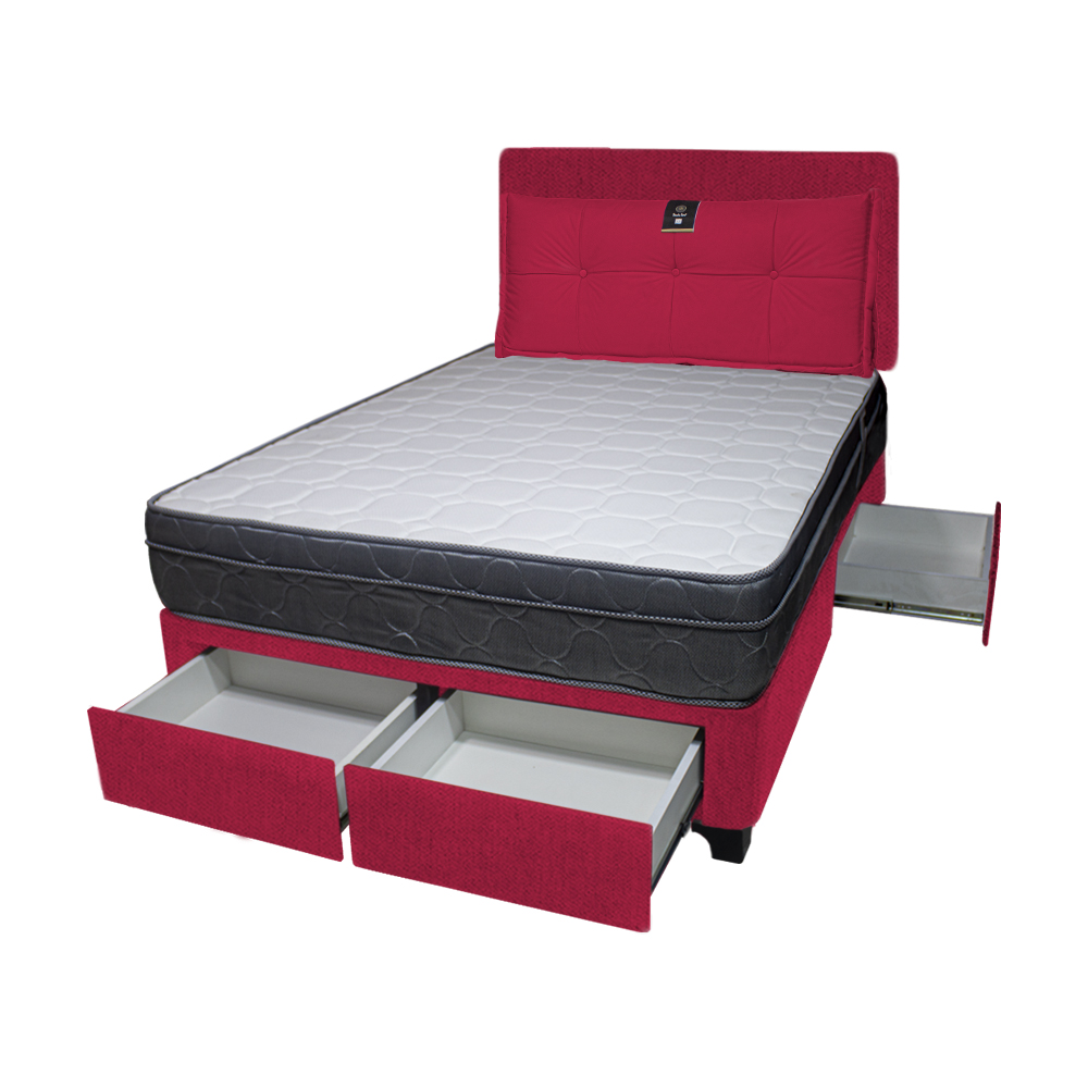 DORMITORIO BARAKA HOME TURIN 1.5 PLAZAS + 4 CAJONES + CABECERA + COJIN BITOLA - 2