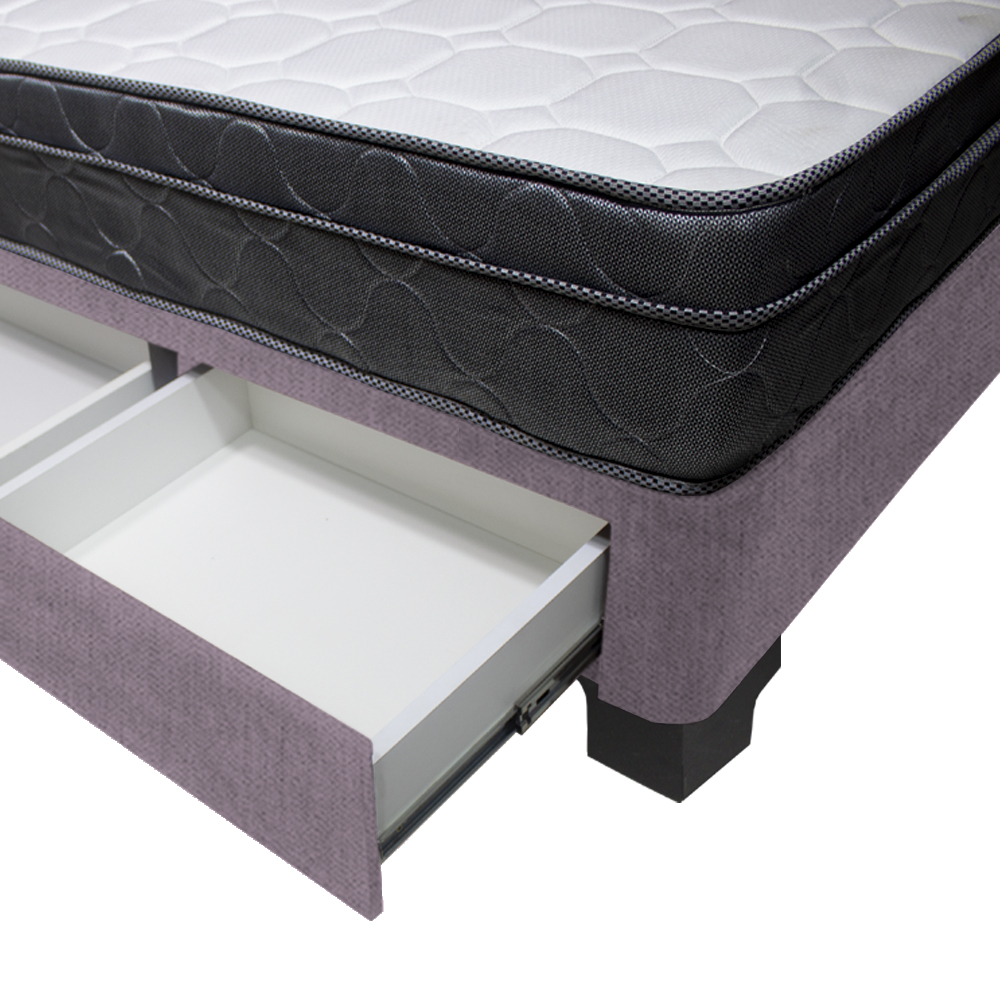 DORMITORIO BARAKA HOME TURIN 1.5 PLAZAS + 4 CAJONES + CABECERA + COJIN BITOLA - 4