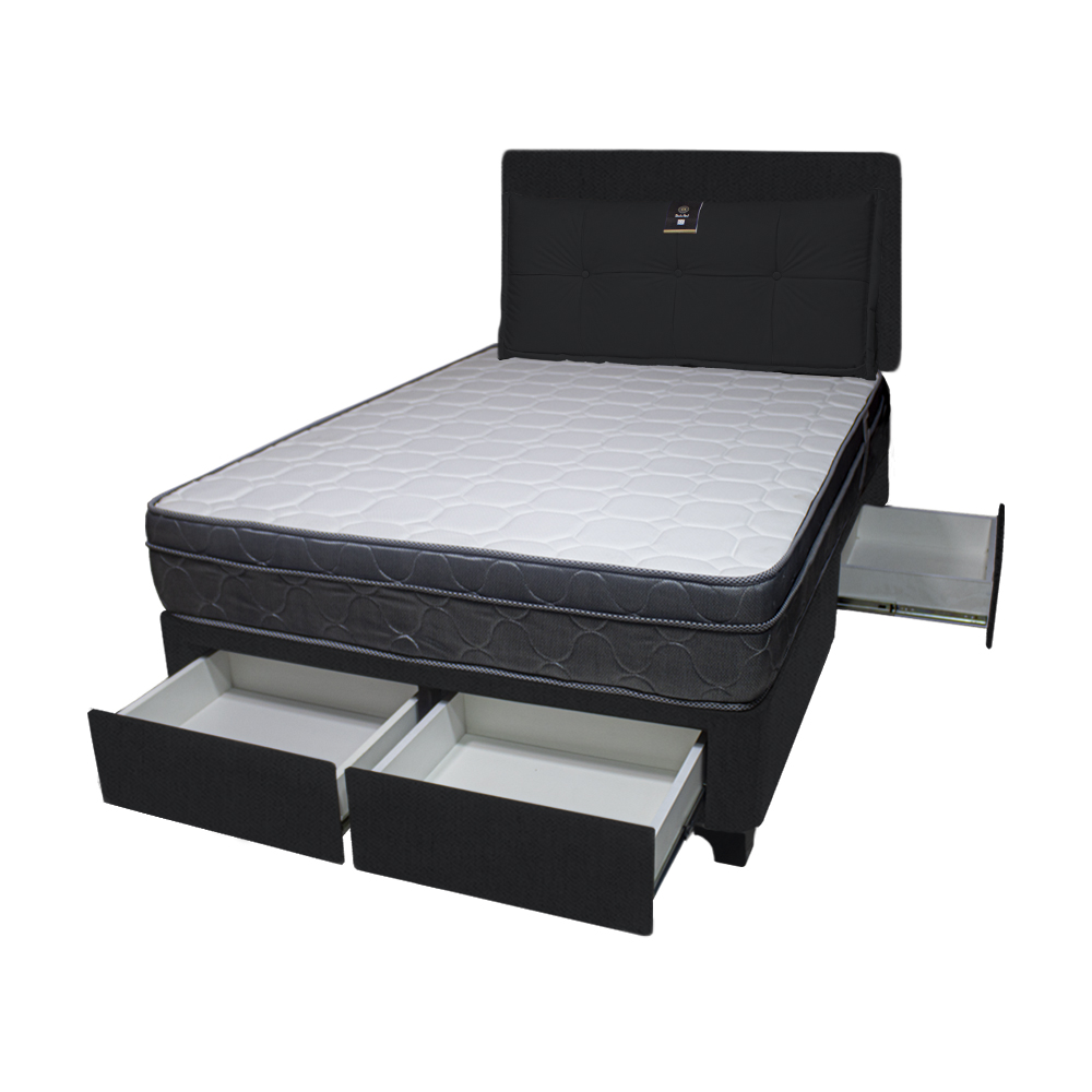 DORMITORIO BARAKA HOME TURIN 2 PLAZAS + 4 CAJONES + CABECERA + COJIN BITOLA - 2