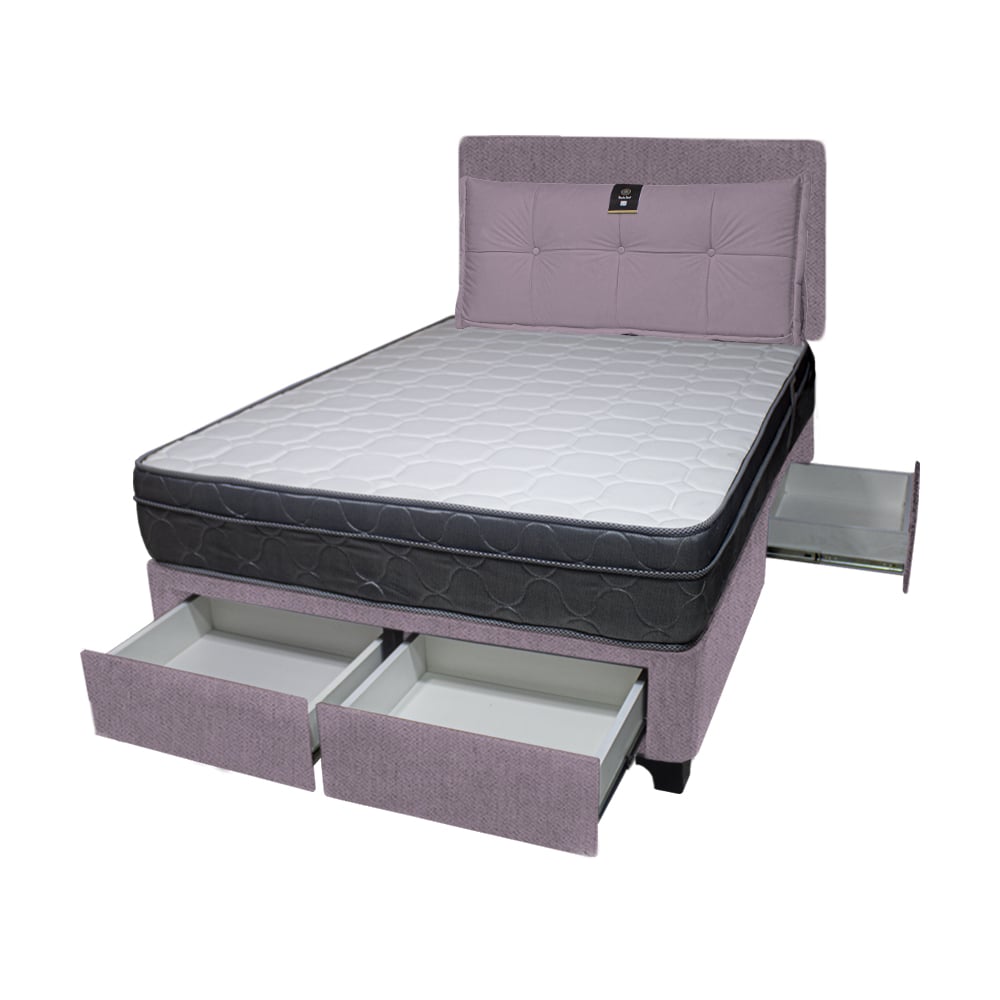 DORMITORIO BARAKA HOME TURIN 2 PLAZAS + 4 CAJONES + CABECERA + COJIN BITOLA - 2