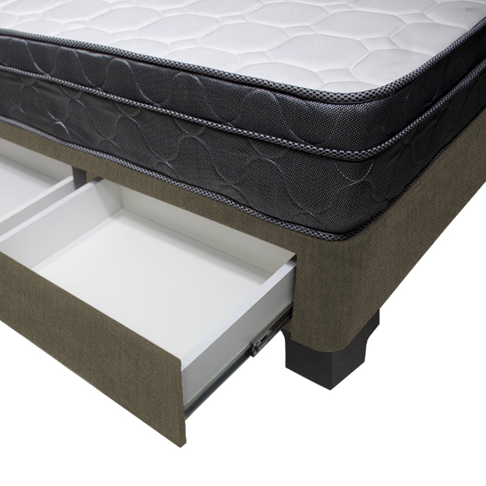 DORMITORIO BARAKA HOME TURIN 2 PLAZAS + 4 CAJONES + CABECERA + COJIN BITOLA - 4