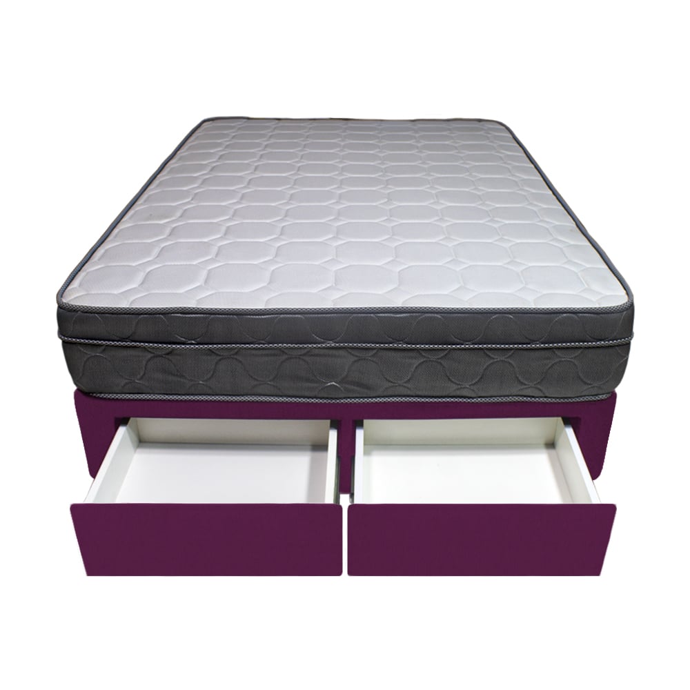 CAMA BARAKA HOME TURIN 2 PLAZAS + 2 CAJONES + 2 ALMOHADAS - 1