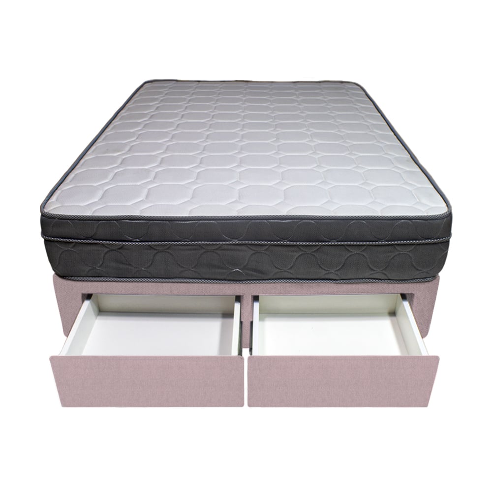 CAMA BARAKA HOME TURIN 2 PLAZAS + 2 CAJONES + 2 ALMOHADAS - 1
