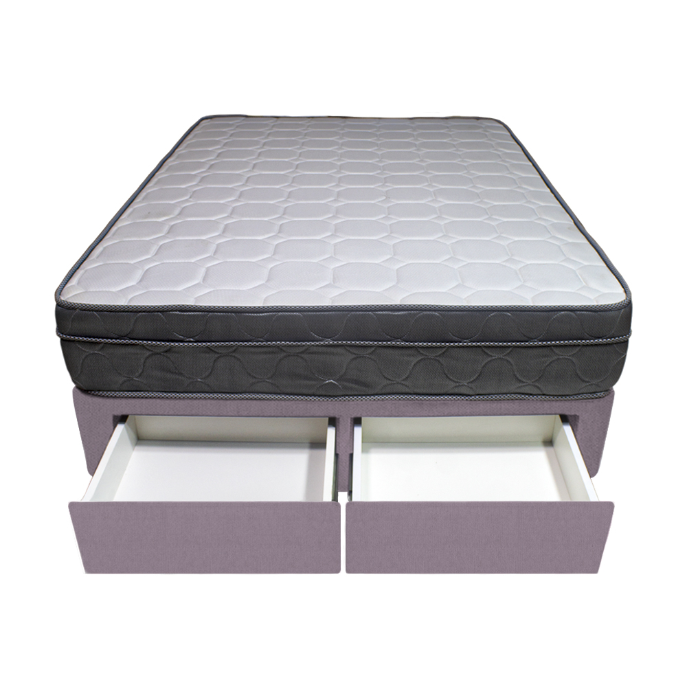 CAMA BARAKA HOME TURIN 2 PLAZAS + 2 CAJONES + 2 ALMOHADAS - 1