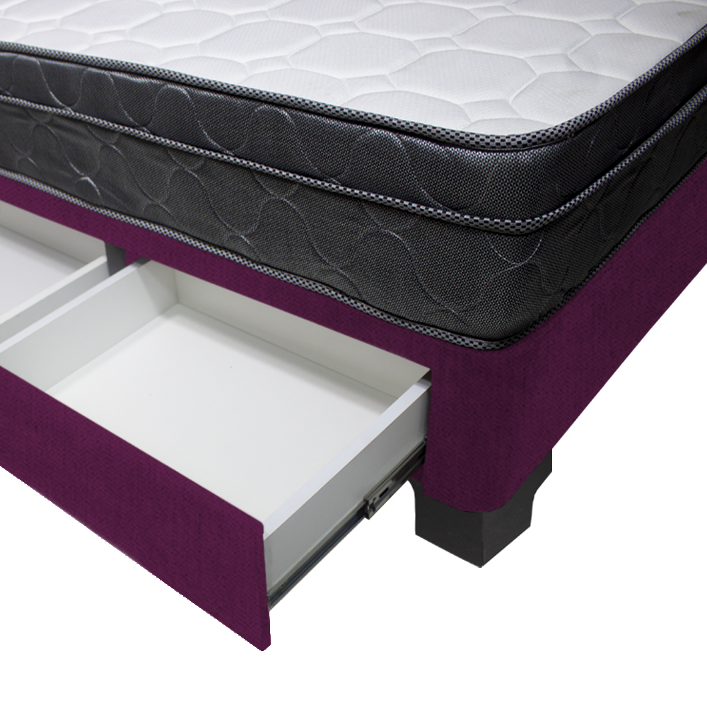DORMITORIO BARAKA HOME TURIN 1.5 PLAZAS + 2 CAJONES + CABECERA + COJIN BITOLA - 4