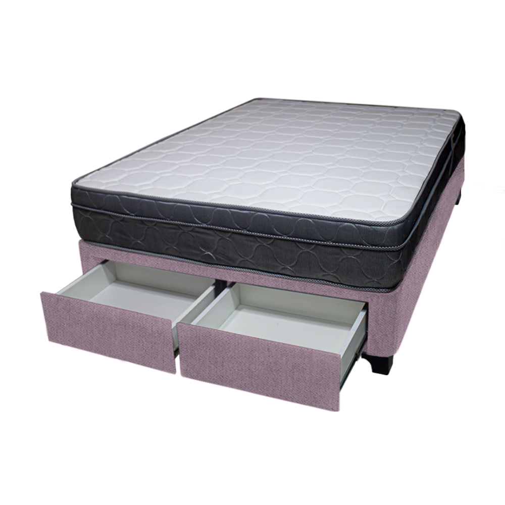 CAMA BARAKA HOME TURIN 1.5 PLAZAS + 2 CAJONES + 1 ALMOHADA - 2