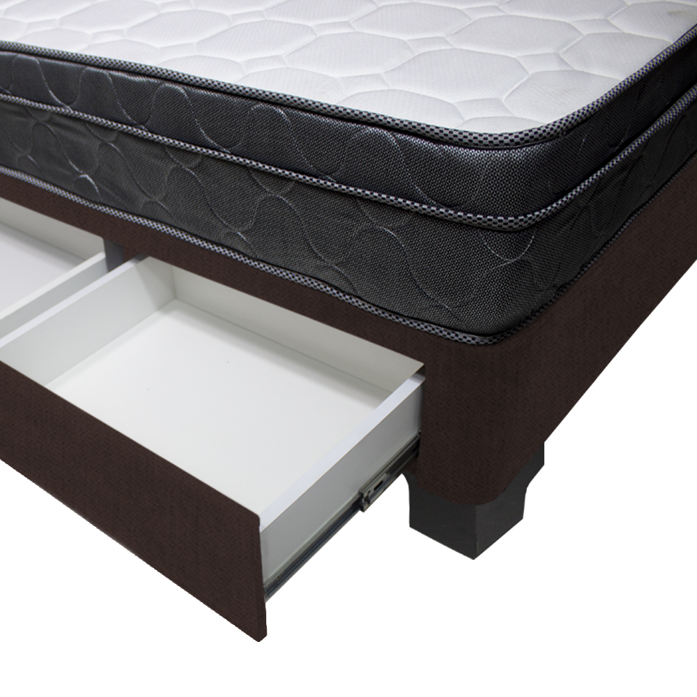 CAMA BARAKA HOME TURIN 1.5 PLAZAS + 4 CAJONES + 1 ALMOHADA - 3