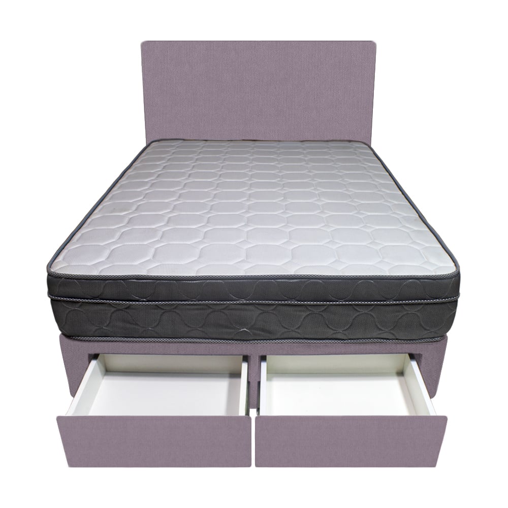 DORMITORIO BARAKA HOME TURIN 1.5 PLAZAS + 2 CAJONES + CABECERA + 1 ALMOHADA - 1