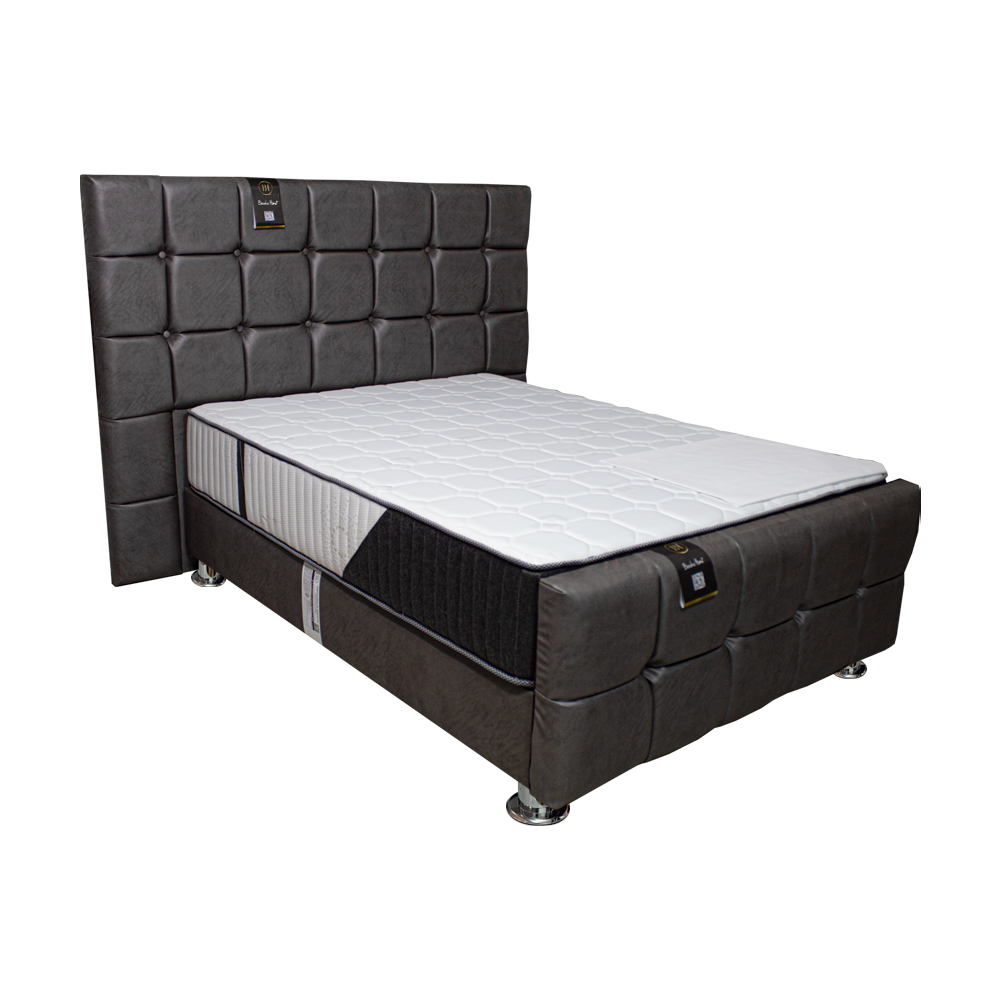 DORMITORIO BARAKA HOME DALLAS 1.5 PLAZAS PIECERA COLCHON POCKET VIP TELA PRANNA - 2