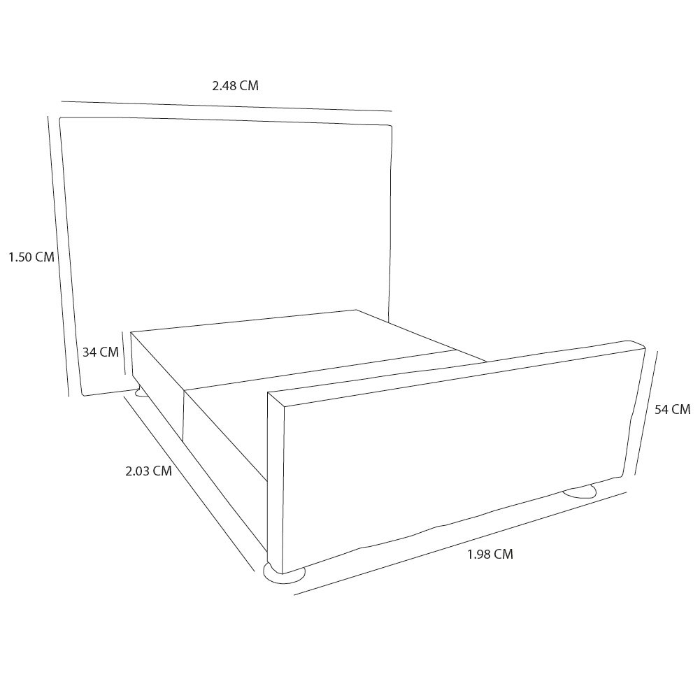 DORMITORIO BARAKA HOME THRONE KING PIECERA TELA PRANNA - 3