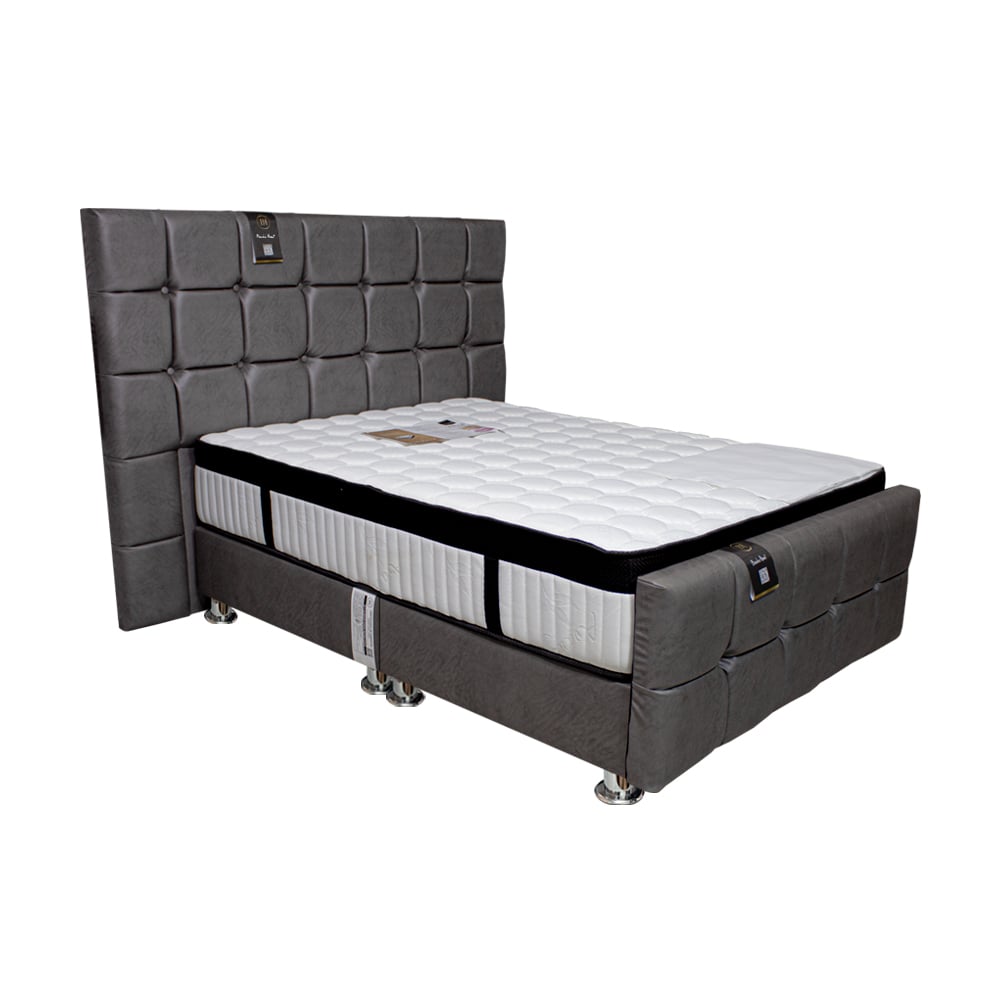 DORMITORIO BARAKA HOME DALLAS QUEEN PIECERA COLCHON PLATINIUM TELA PRANNA - 2