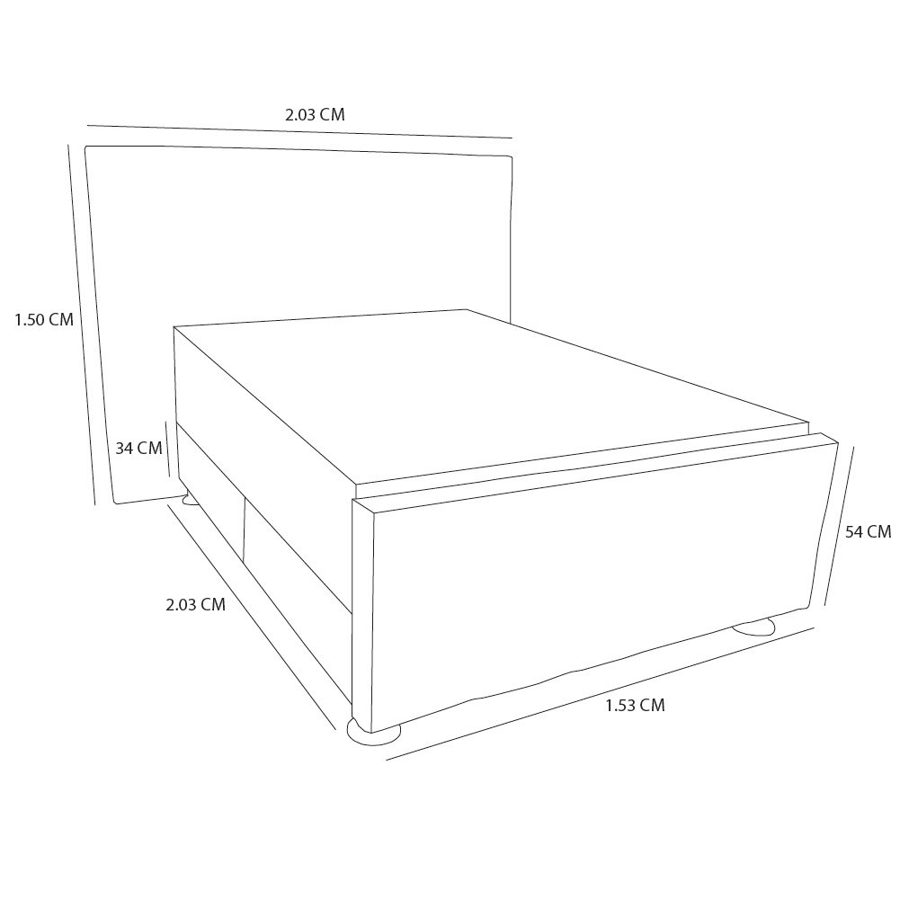 DORMITORIO BARAKA HOME DALLAS QUEEN PIECERA COLCHON POCKET VIP TELA PRANNA - 3