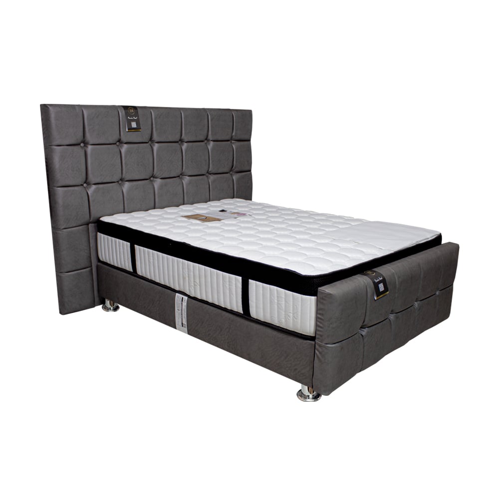 DORMITORIO BARAKA HOME DALLAS 2 PLAZAS PIECERA COLCHON PLATINIUM TELA PRANNA - 2
