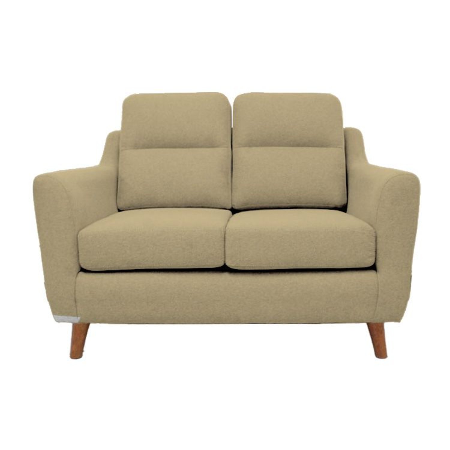 SOFA BARAKA HOME 2 CUERPOS BEIGE OSCURO FLORINA - 1