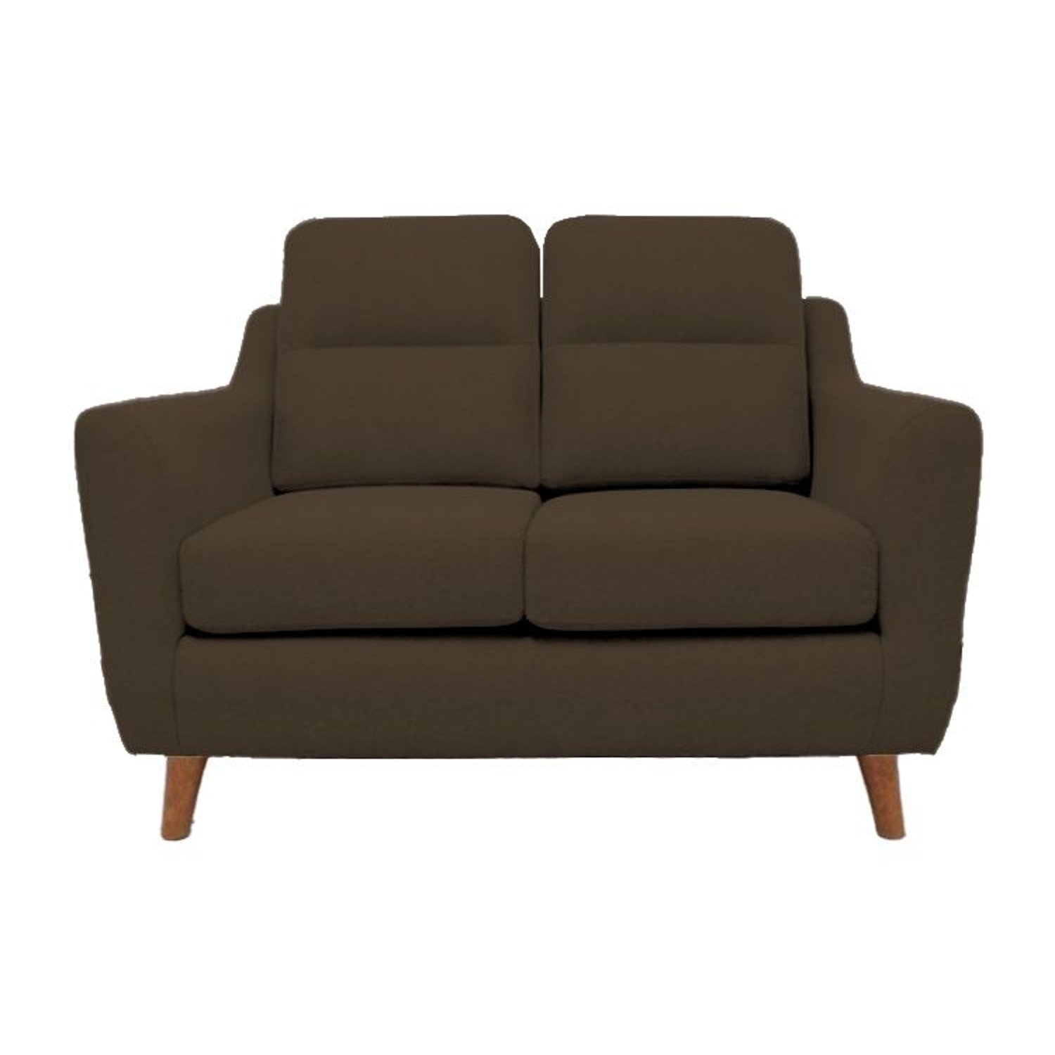 SOFA BARAKA HOME 2 CUERPOS CHOCOLATE CLARO FLORINA - 1